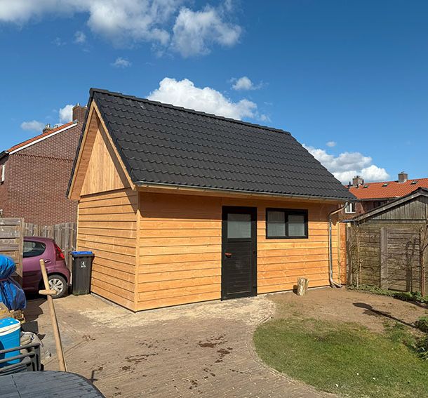 Realisatie prefab schuur in Doetinchem door Eekelder Bouw