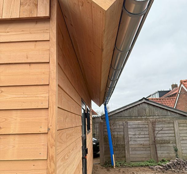 Realisatie prefab schuur in Doetinchem door Eekelder Bouw